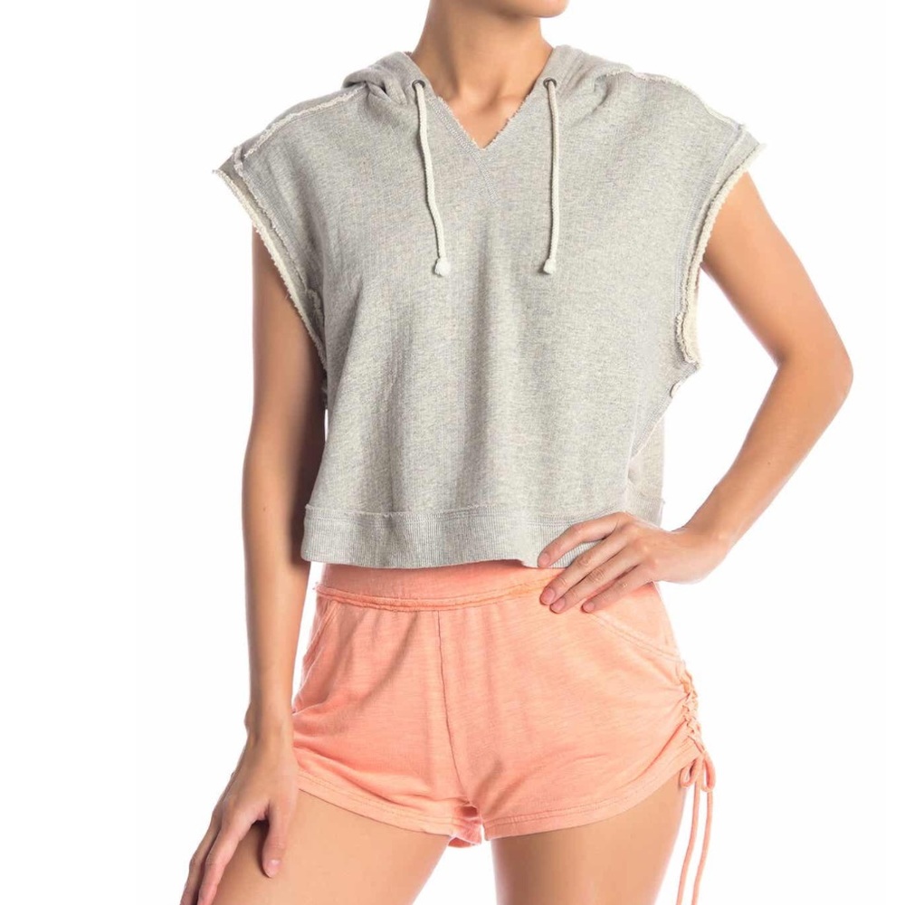 Free People crop hoodie